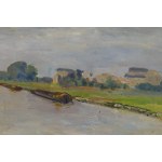 Antoni Procajłowicz (1877 Rodatycze - 1949 Kraków), Landscape with a river