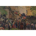 Tadeusz Cybulski (1878 Kraków - 1954 Kraków), Odpust na Skałce, 1920