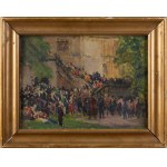 Tadeusz Cybulski (1878 Kraków - 1954 Kraków), Odpust na Skałce, 1920