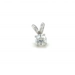 PENDANT IN 14K WHITE GOLD 0.48 GR WITH DIAMONDS FOR 0.40 CARATS - PND40701