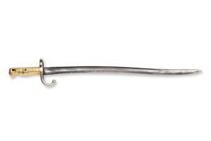 Puškový bodák Chassepot model 1866 | Francie (St. Etienne), francouzština