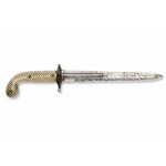 Percussion pistol with dagger | France, French