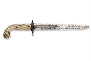 Percussion pistol with dagger | France, French