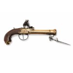 Flint pistol trombone, Western Europe