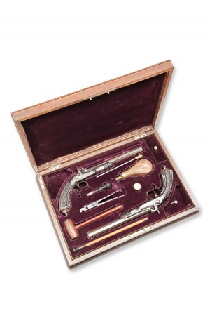 Percussion gun (pair in cartridge) | Belgium, Belgian