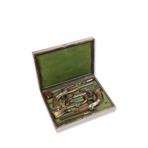 Percussion gun (double pair cartridge) | France (Paris), French