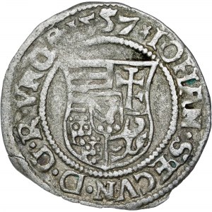 Hungary - Johann Sigismund (1559-1571) Denar 1557 NP
