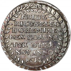 Frederick I (1619-1621) Silver Token 1619 Prag