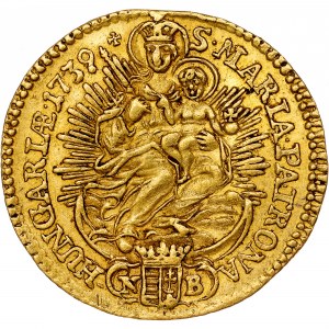 Karl VI. (1711-1740) Ducat 1739 NB