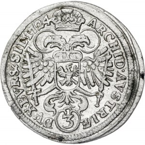 Karl VI. (1711-1740) 3 Kreuzer 1724 Breslau