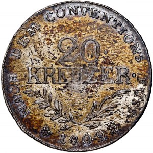 Franz I. (1792 -1835) 20 Kreuzer 1809 Hall