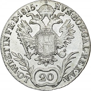 Franz I. (1792-1835) 20 Kreuzer 1815 B
