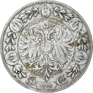 Franz Joseph I. (1848-1916) 5 Corona 1900