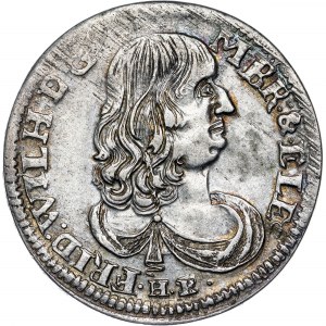 Brandebourg, Kurfürstentum - Friedrich Wilhelm (1640-1688) 1/3 Taler 1669 HB