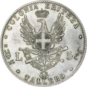 Etats italiens - Umberto I (1878-1900) - 5 Lire 1891 Tallero