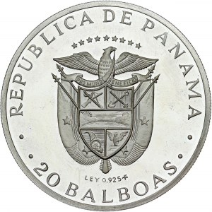 Panama - Simon Bolivar 1974 20 Balboas