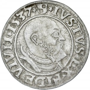 États allemands - Albert Hohenzollern, Groschen Königsberg 1537