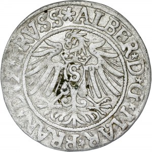 États allemands - Albert Hohenzollern, Groschen Königsberg 1537