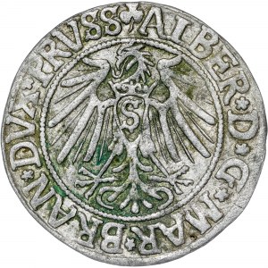 États allemands - Albert Hohenzollern, Groschen Königsberg 1541