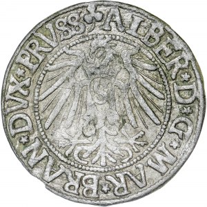 États allemands - Albert Hohenzollern, Groschen Königsberg 1541