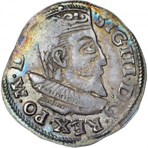 Pologne - Sigismond III Vasa Groschen (Trojak) 1594 Bromberg