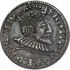 Poland - Sigismund III Vasa Groschen (Trojak) 1591 GE