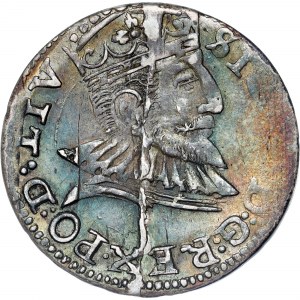 Pologne - Sigismond III Vasa Groschen (Trojak) 1593 GE