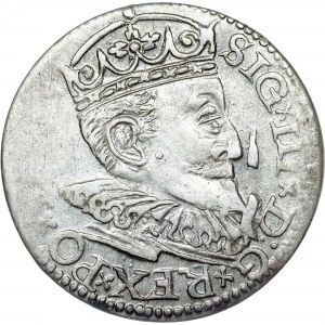 Pologne - Sigismond III Vasa Groschen (Trojak) 1596 Riga