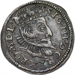 Poland - Sigismund III Vasa Groschen (Trojak) 1597 IF HR