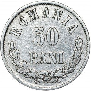 Romania - Carol I - 50 Bani 1873