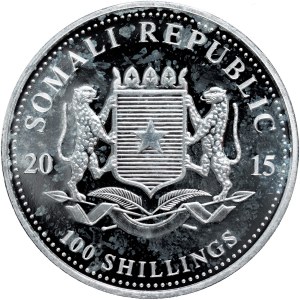 Somalia - 100 Shillings 2015 Elephant