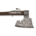 Combination weapon - an ax with a cigar rifle | Europe, European