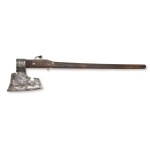 Combination weapon - an ax with a cigar rifle | Europe, European