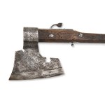 Combination weapon - an ax with a cigar rifle | Europe, European