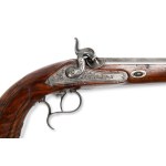 Pair of percussion pistols in a case Carl Schmidt in Kühndorf bei Suhl | Germany (Kühndorf, Suhl), German