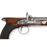 Pair of percussion pistols in a case | England, English