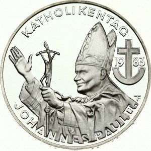 Austria 500 Schilling 1983 Catholic Day - Pope's Visit
