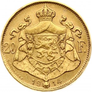 Belgium 20 Francs 1914