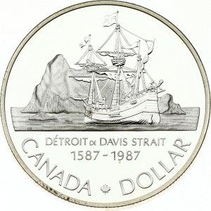 Canada 1 Dollar 1987 Davis Strait