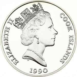 Cook Islands 50 Dollars 1990 Tiger