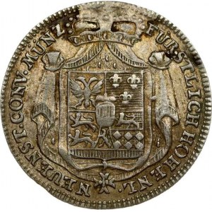 Germany Hohenlohe-Oehringen 10 Kreuzer 1785 KRN
