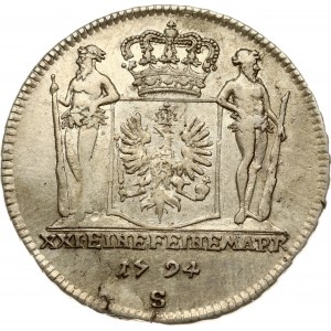 Germany Prussia 2/3 Taler 1794 S