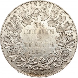 Germany Frankfurt 2 Taler 1841