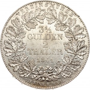 Germany Frankfurt 2 Taler 1841