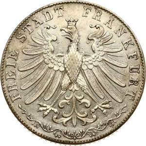 Germany Frankfurt 2 Gulden 1849