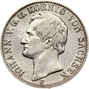 Germany Saxony Taler 1858 F Mining
