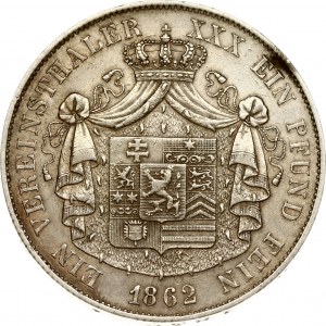 Germany Hessen-Homburg Taler 1862