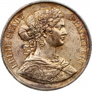 Allemagne Francfort 2 Taler 1866