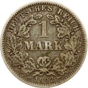 Germany 1 Mark 1892 G