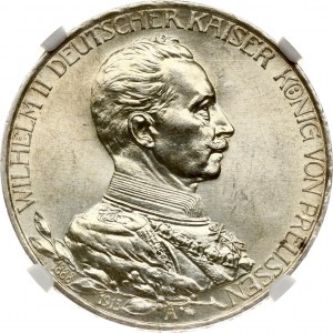 Germany Prussia 3 Mark 1913 A Reign  NGC MS 63